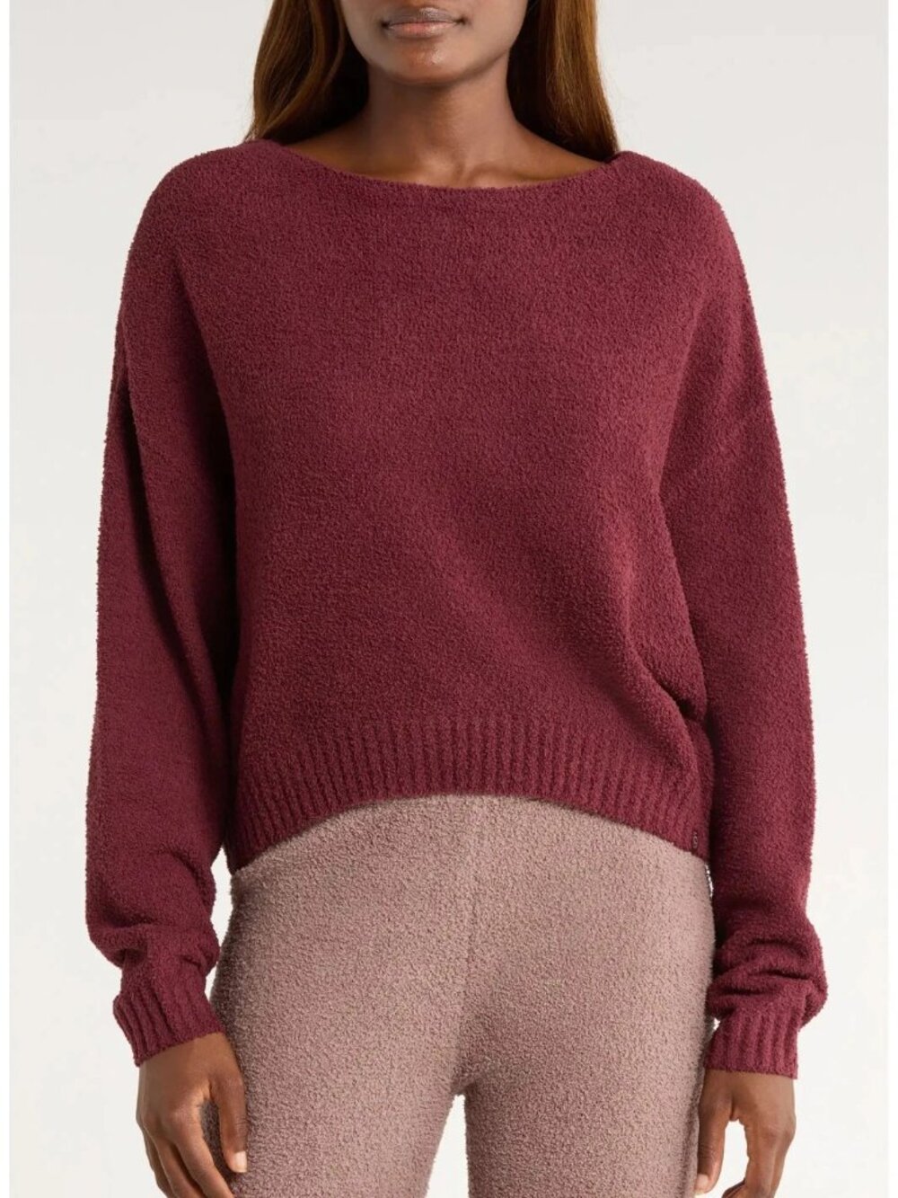 #2401 UGG Novalie Slouchy Pullover Sweatshirt Wild Grape NWT Size Medium